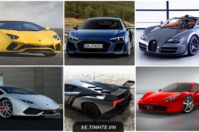 10 Siêu xe được tìm kiếm nhiều nhất trên thế giới