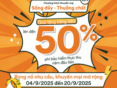 FWD Việt Nam tiếp tục triển khai Chương trình khuyến mại “Sống đầy - Thưởng chất” trên toàn quốc