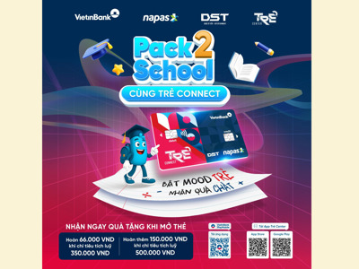 Mở thẻ Connect Vietinbank nhận ngay khuyến mại hấp dẫn từ NAPAS