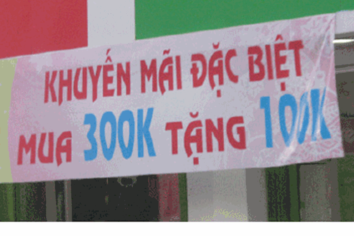 Niêm yết giá theo đơn vị “K” chưa phù hợp với pháp luật hiện hành