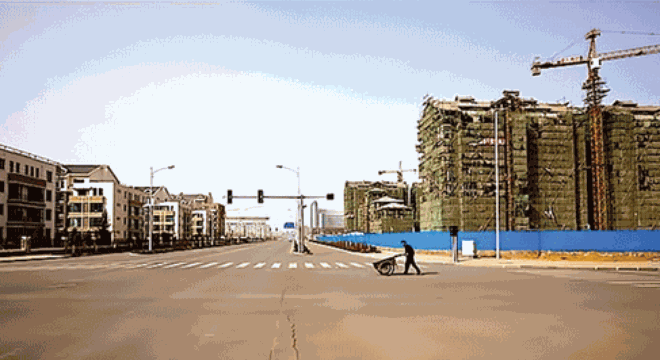 Thành phố “ma” Ordos ở Trung Quốc, hậu quả của đầu tư bất động sản ồ ạt. Nguồn: internet