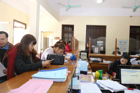 Trong năm 2016, KBNN Yên Bái đã hoàn thành tốt nhiệm vụ thu, chi NSNN. Ảnh: Hạnh Thảo