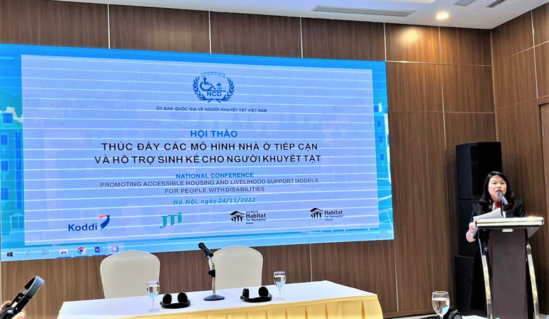 Hội thảo về Mô hình nhà ở dễ tiếp cận dành cho người khuyết tật