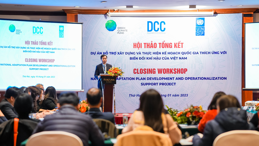 Hội thảo tổng kết Dự án “Hỗ trợ xây dựng và thực hiện Kế hoạch quốc gia về thích ứng với BĐKH của Việt Nam”