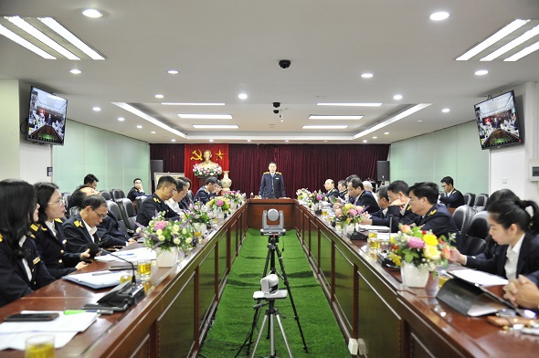 Hội nghị tăng cường công tác phòng, chống tham nhũng, tiêu cực, rà soát, đánh giá các rủi ro trong quản lý thuế và cách thức ngăn ngừa, xử lý.