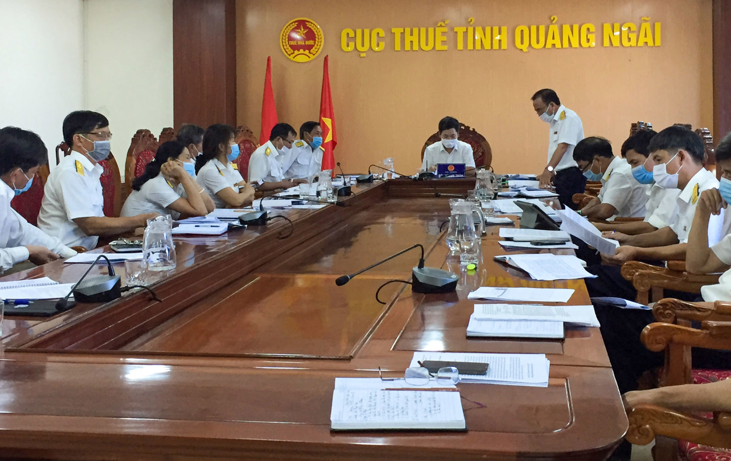 Lũy kế hết quý I/2023, thu ngân sách nội địa của Cục Thuế Quảng Ngãi đạt 5.280 tỷ đồng. Ảnh: TTHT