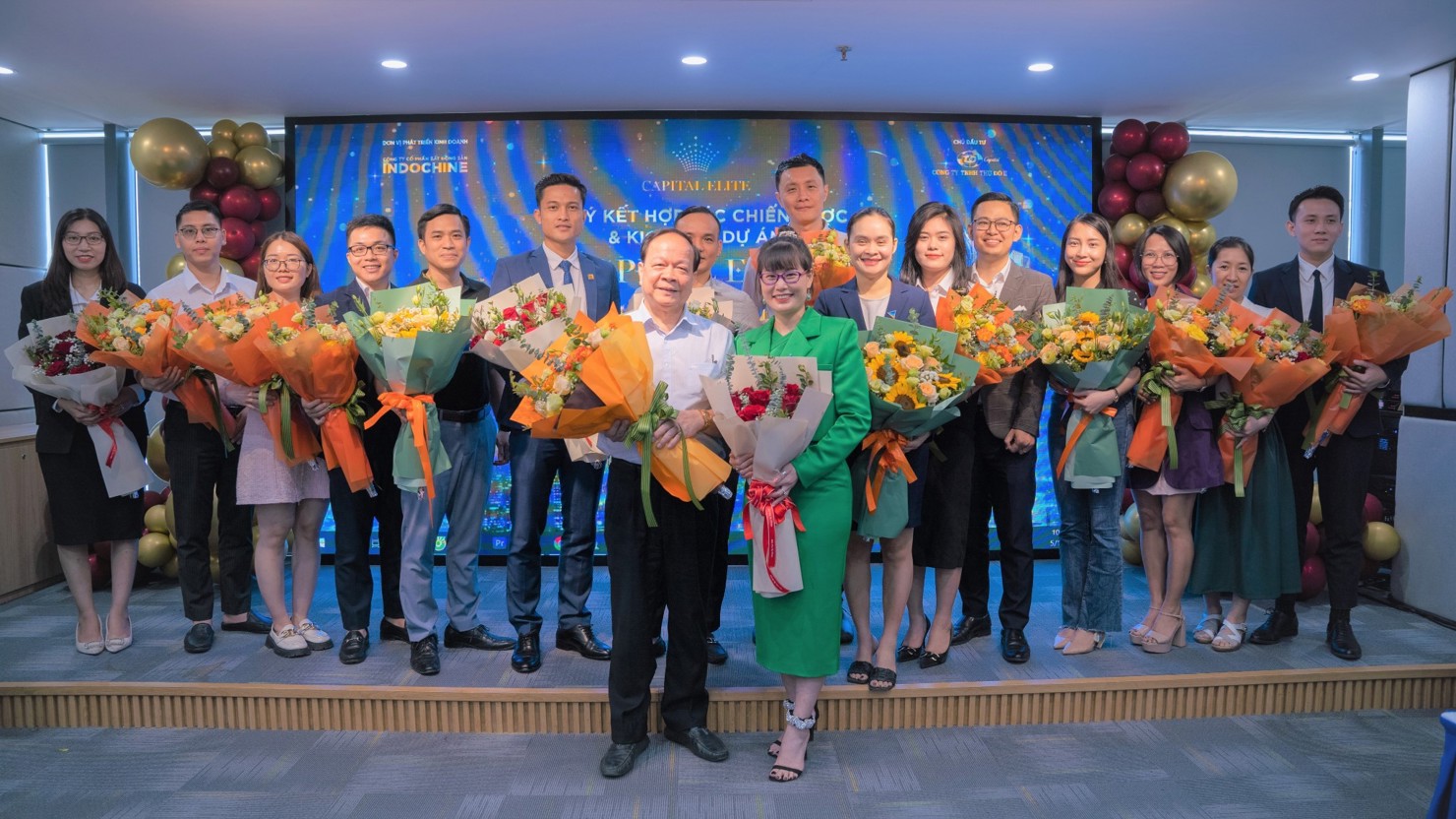 Chủ Đầu Tư Công Ty TNHH Thủ Đô II và Đơn vị Phát triển Kinh doanh INDOCHINE ký kết hợp tác cùng các đại lý phân phối chiến lược.
