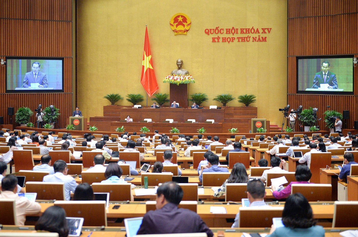 Quang cảnh phiên họp. Ảnh: quochoi.vn