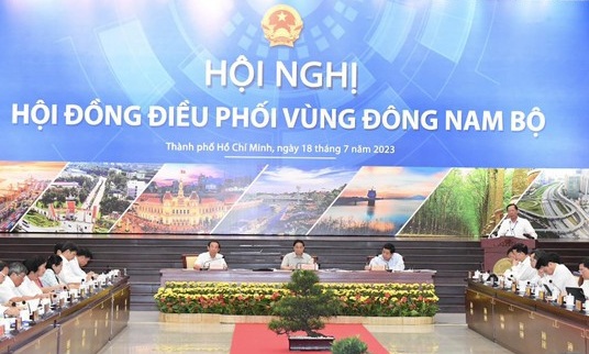 Hội nghị Hội đồng điều phối vùng Đông Nam Bộ. Ảnh: Việt Dũng