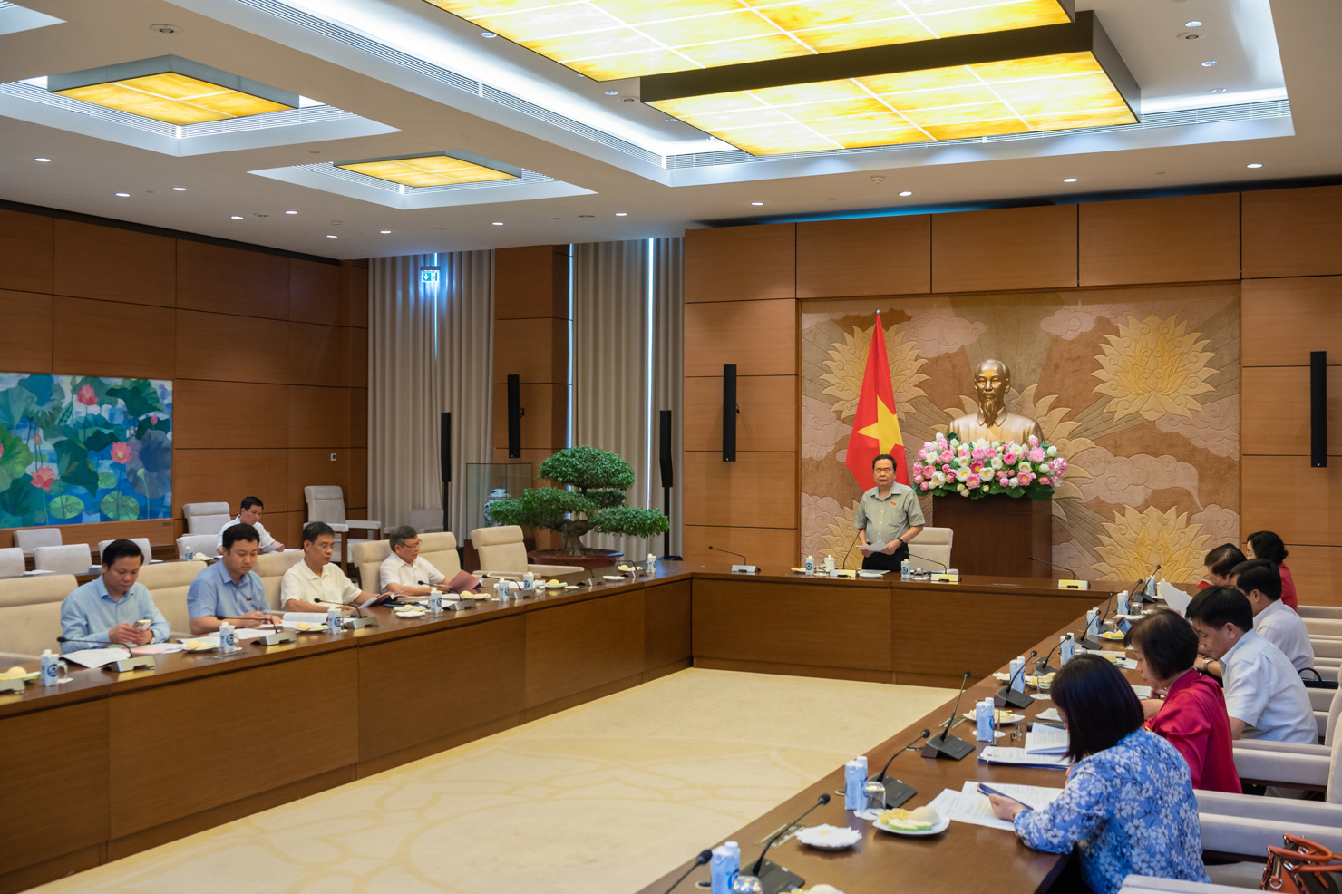 Quang cảnh cuộc họp của Ban chỉ đạo. Ảnh:quochoi.vn