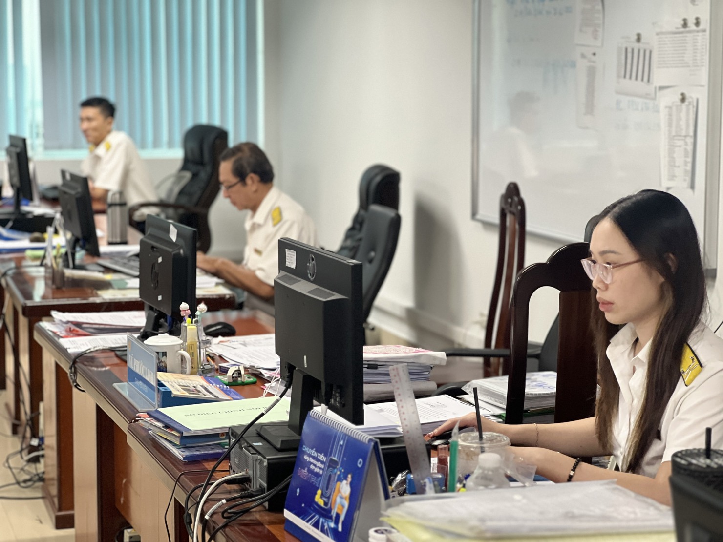 Tổng cục Thuế vừa có kế hoạch đôn đốc thu ngân sách nhà nước năm 2023. Ảnh: Thùy Linh.