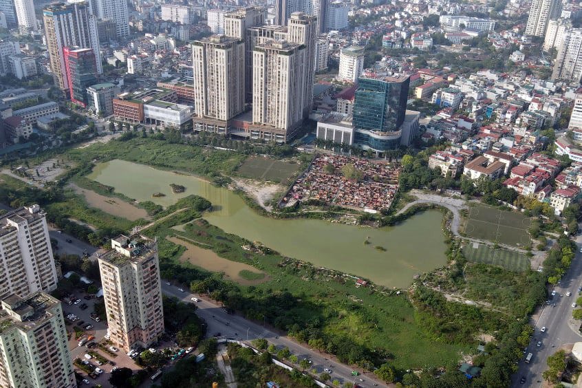 14 thửa đất vị trí "vàng" ở quận Cầu Giấy sắp được tổ chức đấu giá. Ảnh minh họa. 