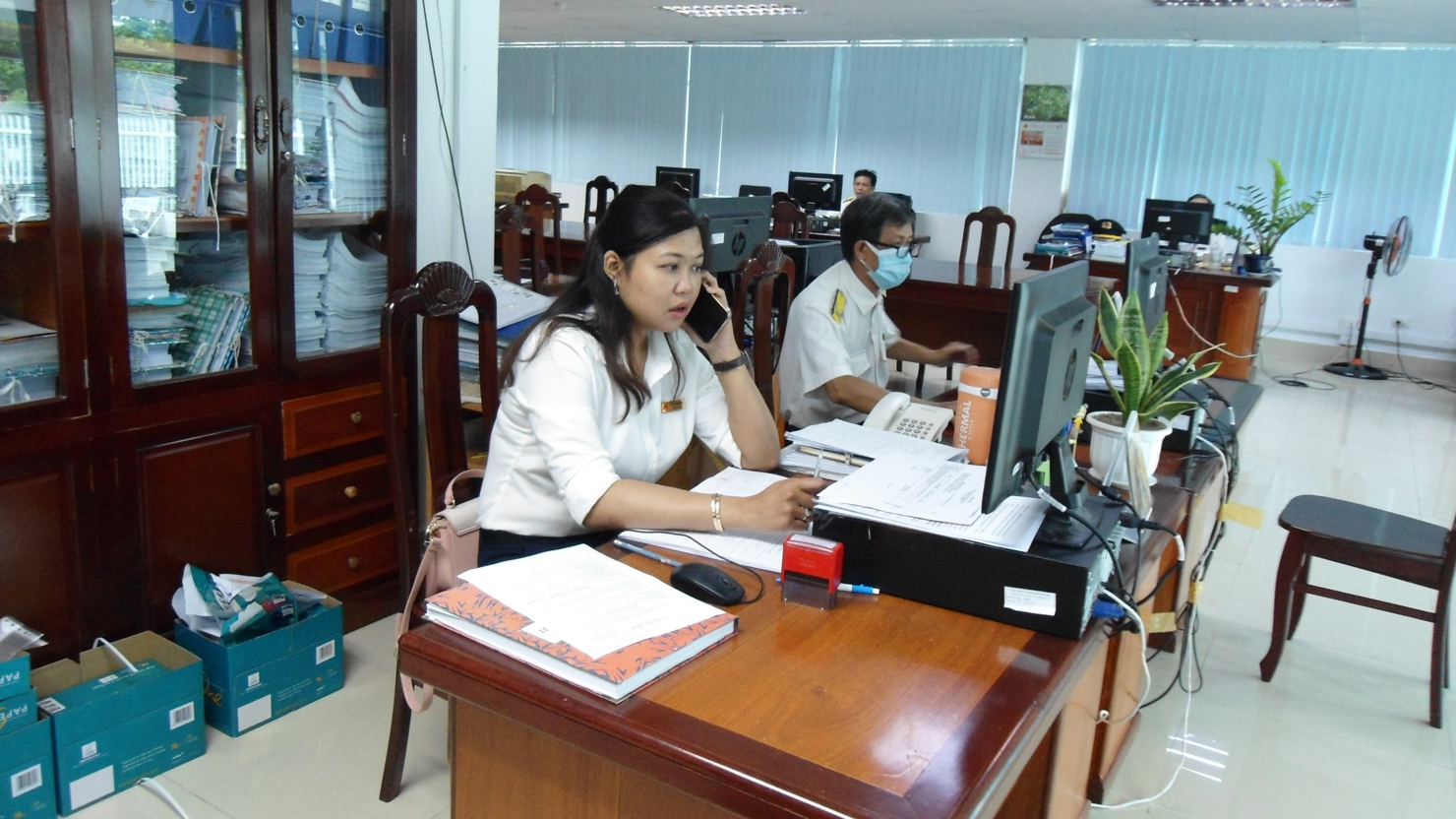 Cục Thuế Kiên Giang sẽ thực hiện triển khai chức năng “Bản đồ số hộ kinh doanh” giai đoạn 2. Ảnh: Thùy Linh.