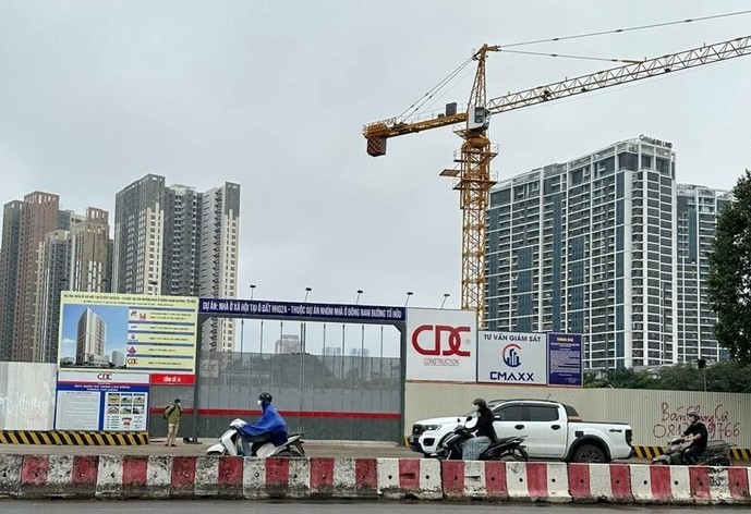 Dự án nhà ở xã hội Trung Văn, quận Nam Từ Liêm.