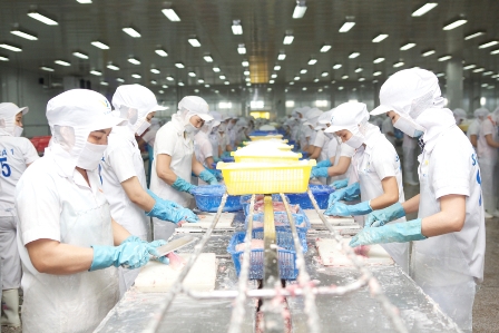 Đồng Tháp phấn đấu giá trị sản xuất công nghiệp tăng 10% . Ảnh: TN