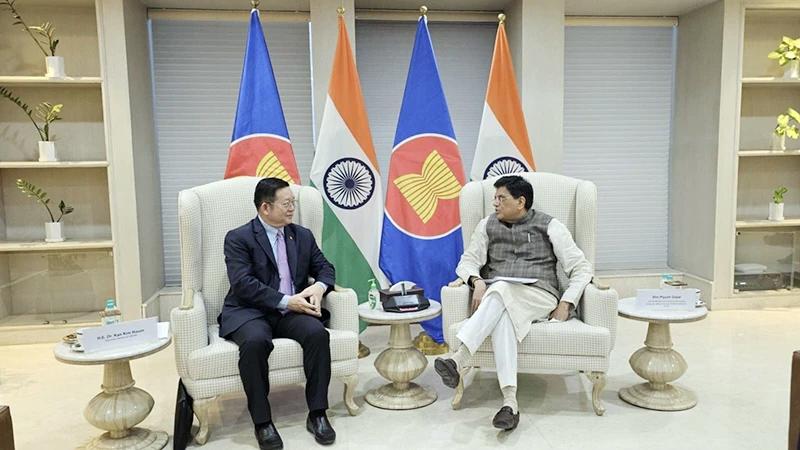 Hợp tác thương mại là lĩnh vực được ASEAN và Ấn Độ chú trọng. Ảnh: ASEAN.ORG