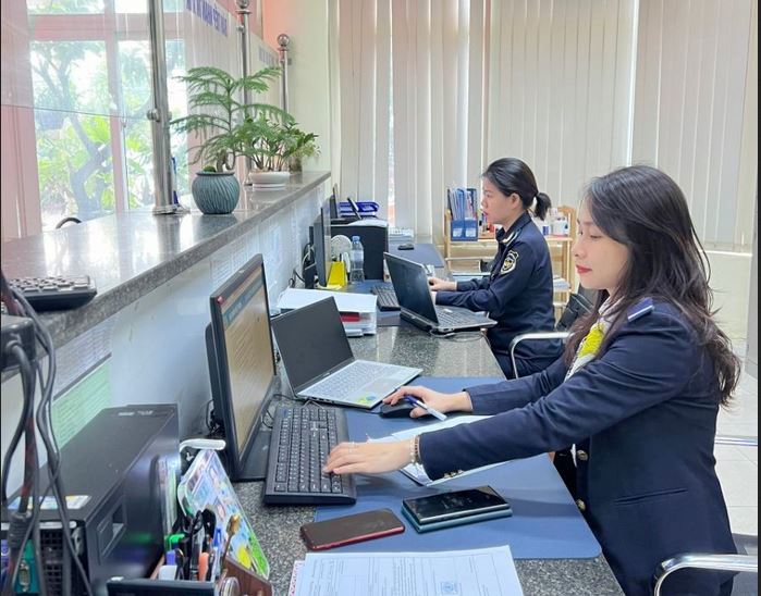 Theo Cục Hải quan Thanh Hóa, tính đến 26/02/2024, toàn Cục đã thu nộp ngân sách nhà nước là 2.835,1 tỷ đồng. Ảnh: Hải quan Thanh Hóa