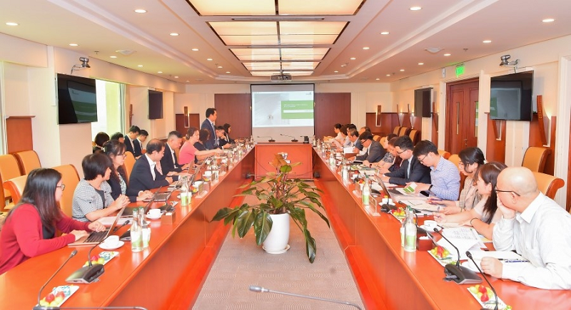 Đoàn khảo sát của Ngân hàng Nhà nước làm việc với Vietcombank về  triển khai Basel II F-IRB và Basel III tại Vietcombank