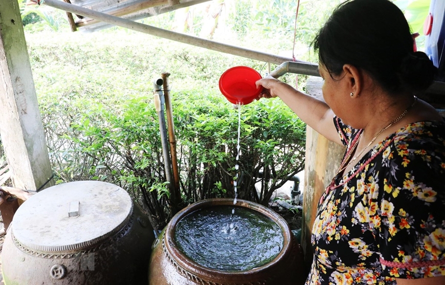 Các địa phương tổ chức tuyên truyền, hướng dẫn người dân chủ động có hình thức linh hoạt tích trữ nước ngọt.