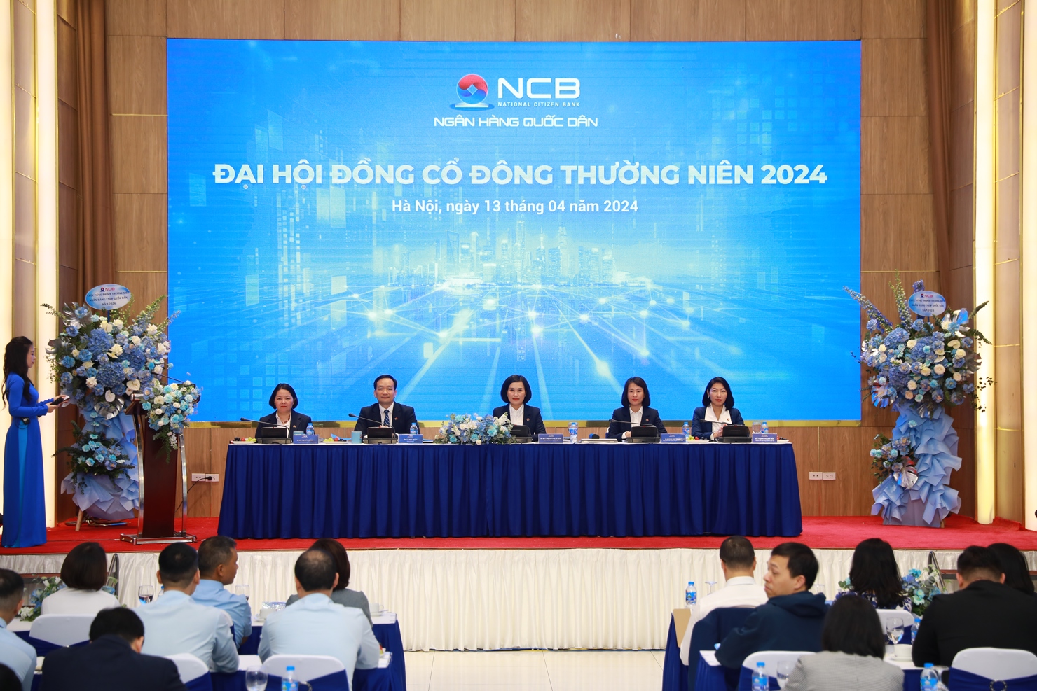 Toàn cảnh Đại hội đồng cổ đông thường niên của NCB năm 2024.