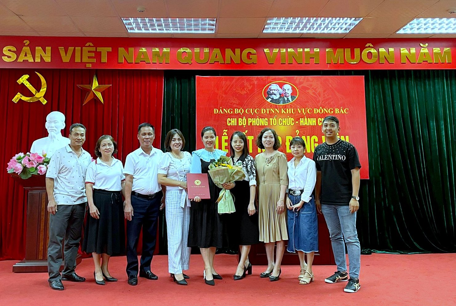 Công tác phát triển đảng viên luôn được Đảng ủy Cục DTNN khu vực Đông Bắc quan tâm triển khai và đạt nhiều kết quả tích cực.
