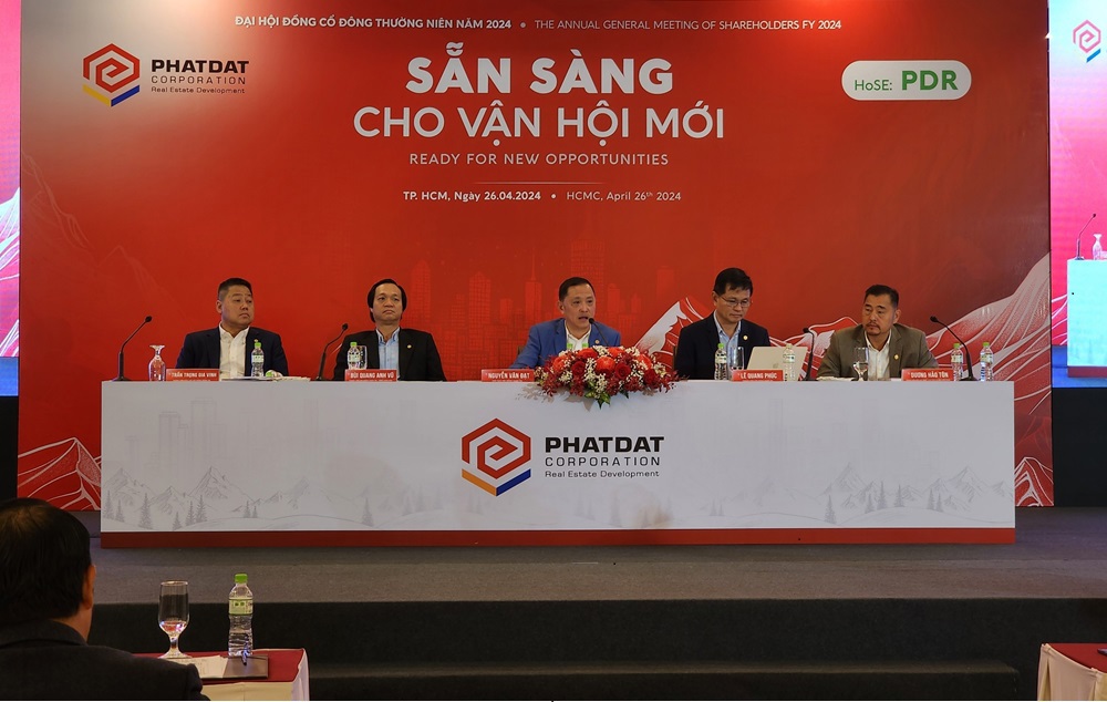 Đại hội đồng cổ đông thường niên PDR năm 2024. Ảnh: Huyền Châm.