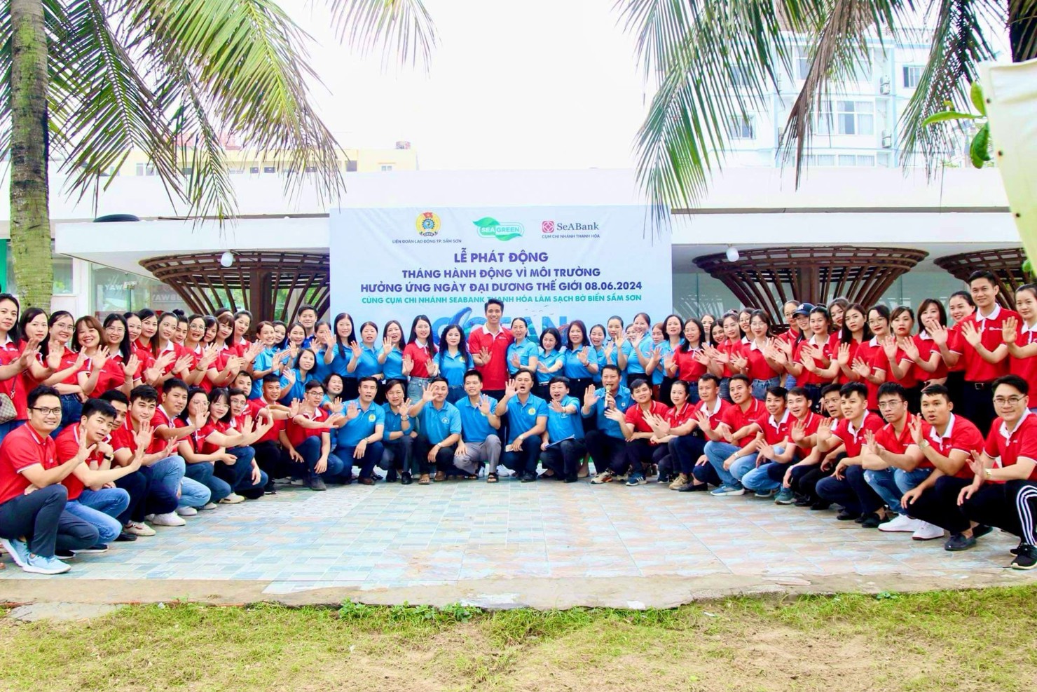 Lễ phát động Tháng hành động vì môi trường, hưởng ứng ngày Đại dương Thế giới 8/6/2024 của SeABank.