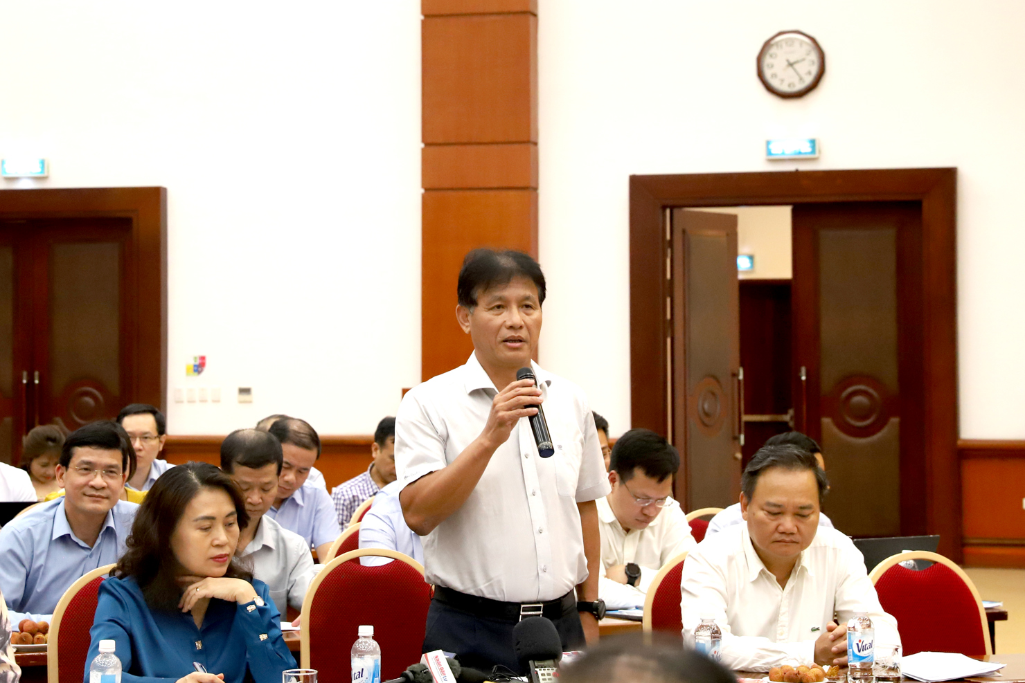 Ông Đặng Ngọc Minh - Phó Tổng cục trưởng Tổng cục Thuế phát biểu tại buổi họp báo.