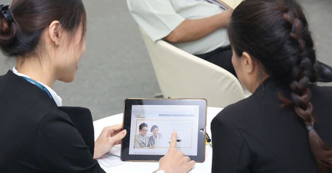 Giới thiệu, chào bán sản phẩm bảo hiểm qua kênh số giúp giảm bớt việc sử dụng giấy in, bảo vệ môi trường.