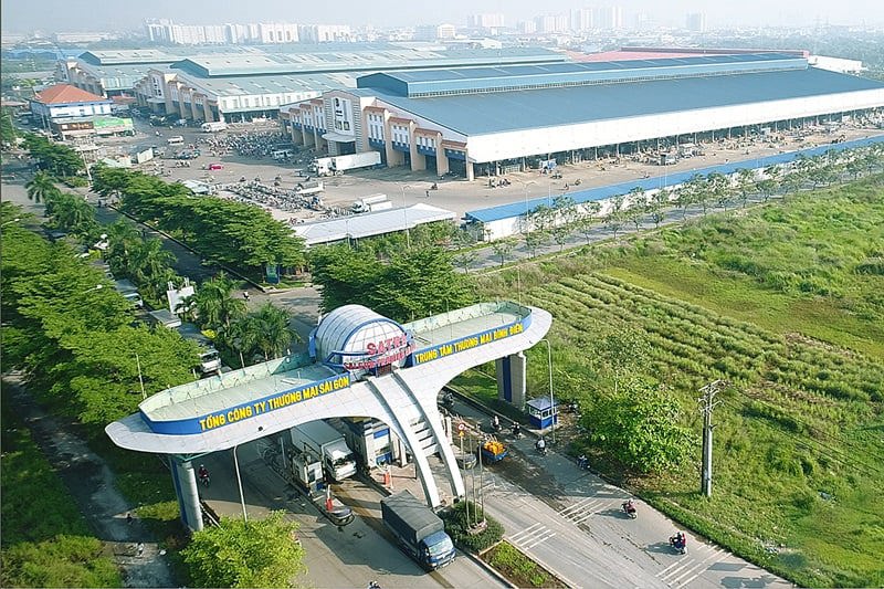 Chợ Bình Điền là khu chợ có lượng nông sản nhập khẩu lớn nhất TP. Hồ Chí Minh. Ảnh: Sưu tầm