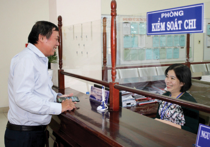 Mức độ hài lòng về sự phục vụ của hệ thống KBNN đạt tỷ lệ 99,91% tại kỳ đánh giá đợt 1/2024.