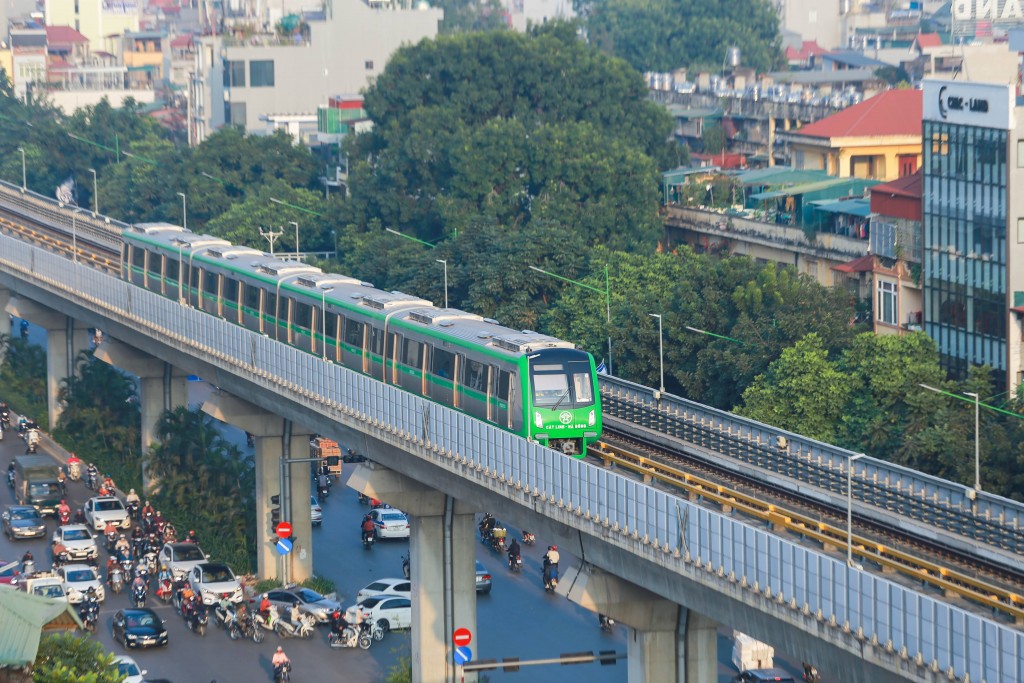 Dự án đường sắt Cát Linh Hà Đông được kịp thời khắc phục vướng mắc, hồi sinh và đưa vào vận hành hoạt động tốt.