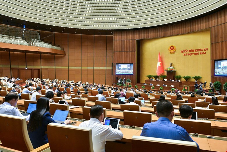 Quang cảnh phiên họp chiều 20/11.
