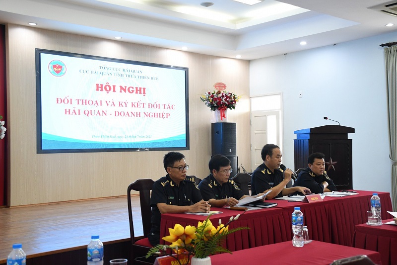 Trong năm 2024, đơn vị đã tổ chức 03 Hội nghị đối thoại Hải quan - doanh nghiệp cấp cục và cấp chi cục.