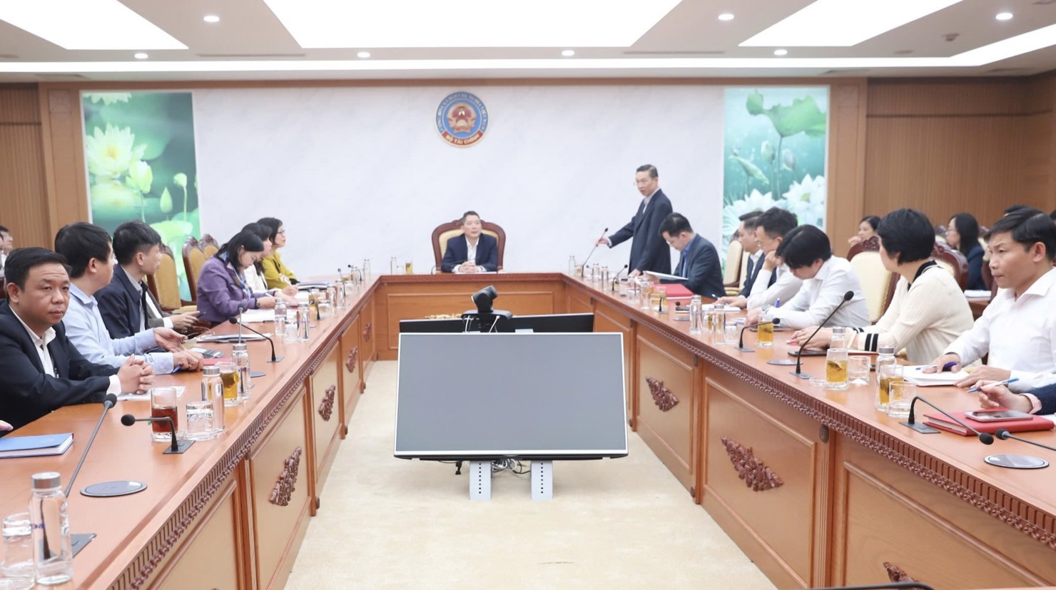 Toàn cảnh Hội nghị tổng kết của Cục Quản lý, giám sát chính sách thuế, phí và lệ phí.