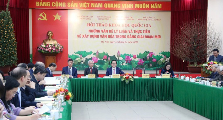 Hội thảo khoa học quốc gia những vấn đề lý luận và thực tiễn về xây dựng văn hóa trong Đảng trong giai đoạn mới diễn ra vào tháng 01/2025.