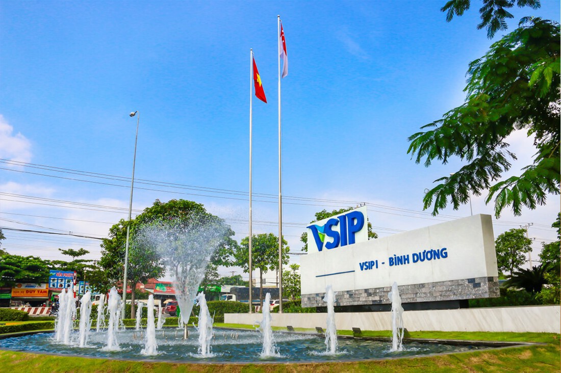 Một khu công nghiệp Việt Nam-Singapore. Ảnh internet