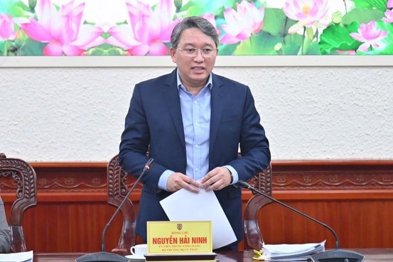 Bộ trưởng Bộ Tư pháp Nguyễn Hải Ninh.