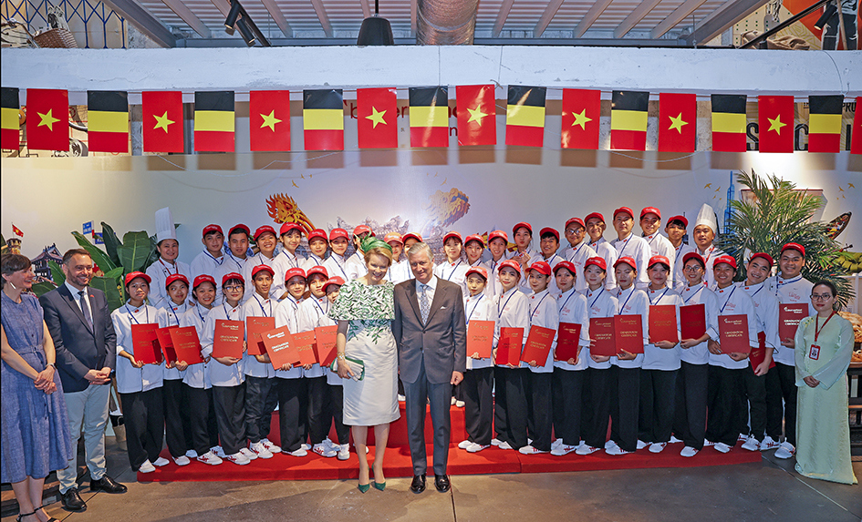 Trường Bakery School Việt Nam vinh dự được đón tiếp Nhà Vua và Hoàng hậu Bỉ ghé thăm trong một phần chuyến công du cấp nhà nước của Hoàng Gia Bỉ đến Việt Nam mới đây.