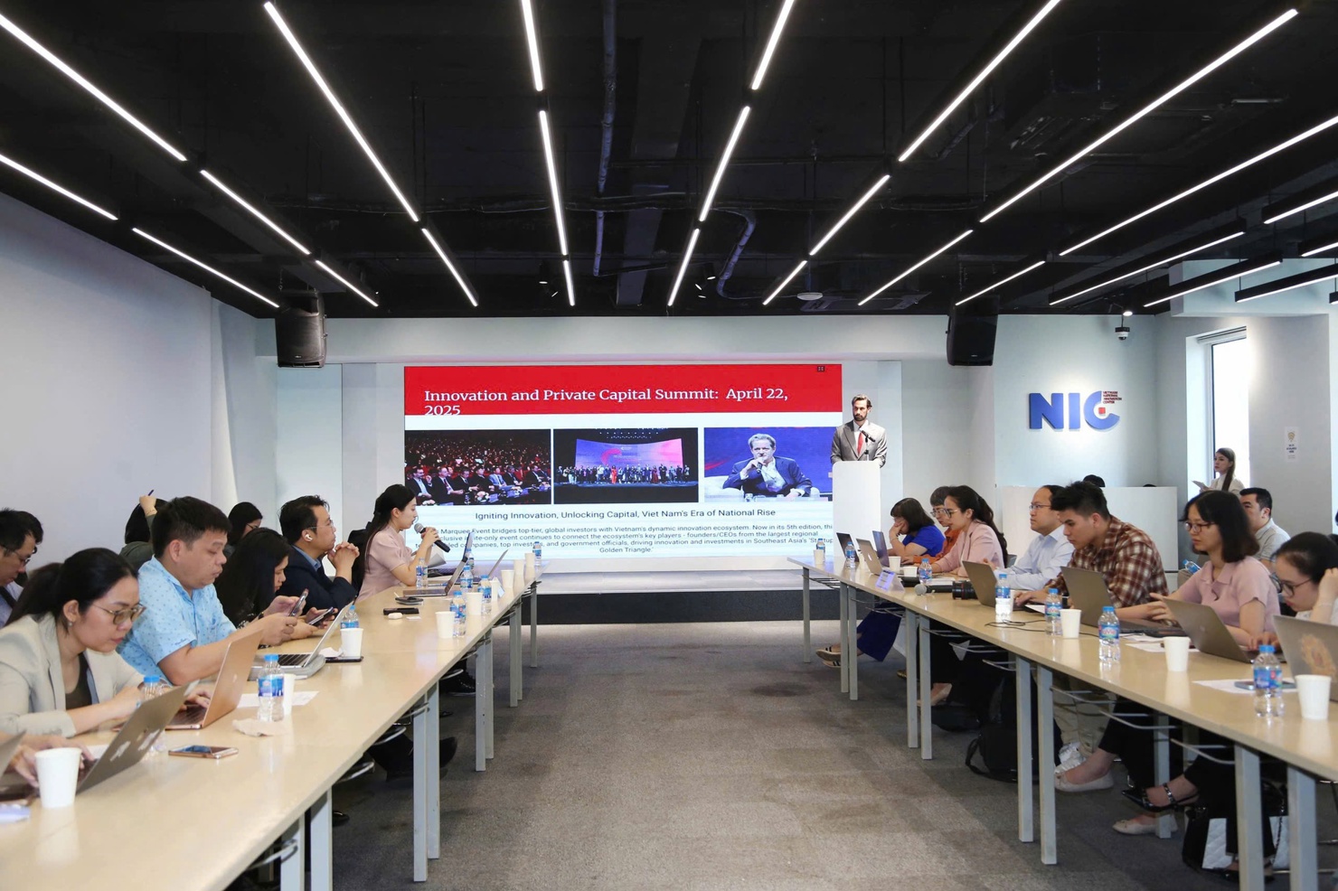 Họp báo giới thiệu Diễn đàn Đầu tư Đổi mới sáng tạo Việt Nam 2025 (VIPC Summit 2025), ngày 15/4.