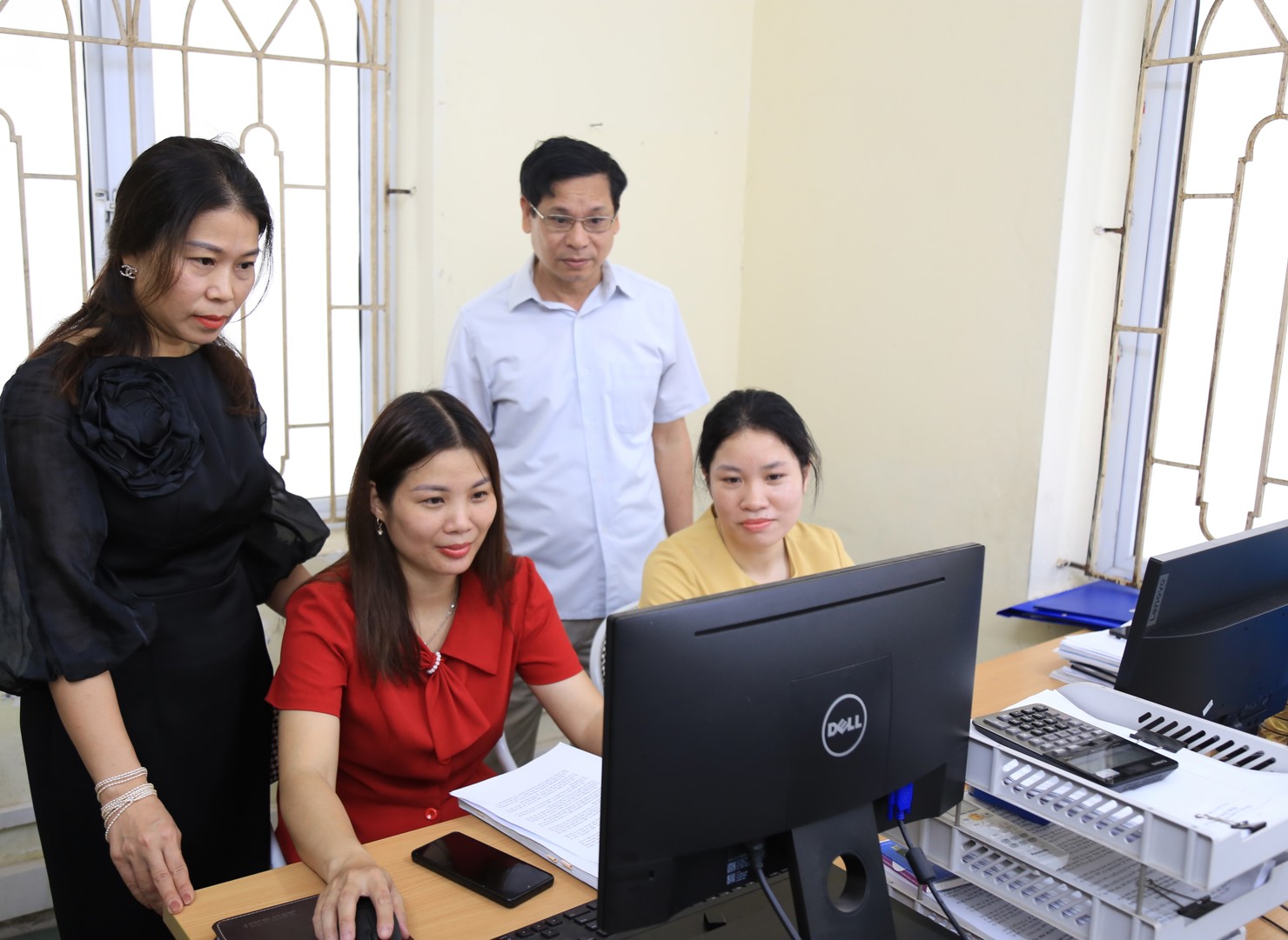 Hoạt động nghiệp vụ tại Chi cục Dự trữ Nhà nước khu vực I. Ảnh: Q. Hùng