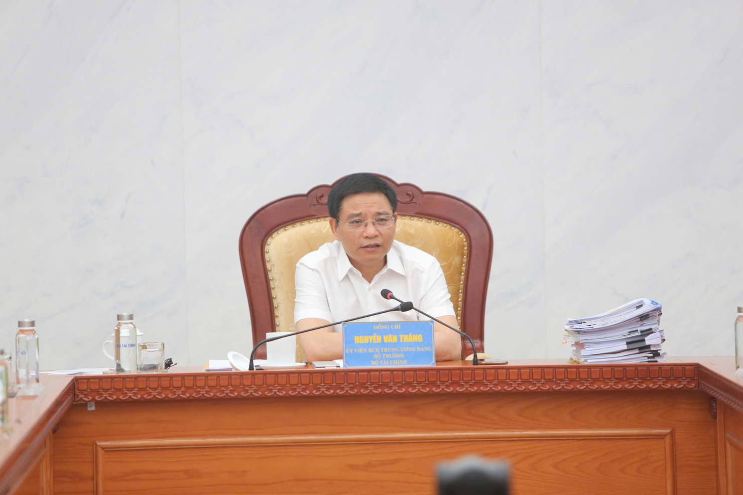 Bộ trưởng Nguyễn Văn Thắng chủ trì Hội nghị.