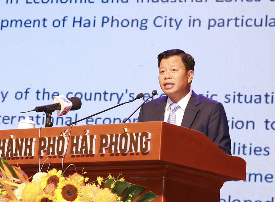 Đồng chí Lê Trung Kiên - Ủy viên Ban Thường vụ Thành ủy, Trưởng Ban Quản lý Khu Kinh tế Hải Phòng
