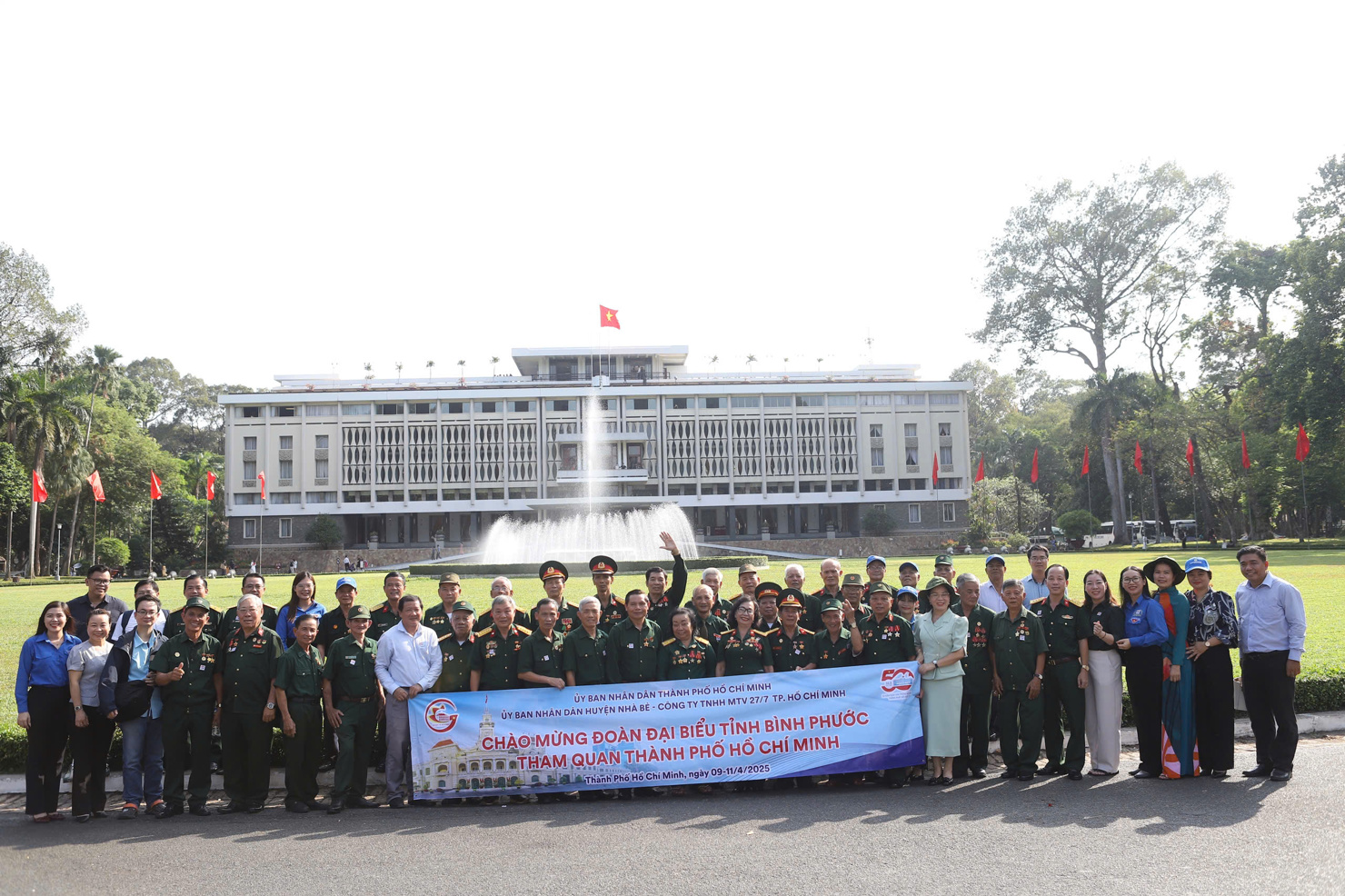 Dinh Độc Lập hiện đang được ghi nhận là một trong những điểm đến thu hút hàng đầu dịp lễ 30/4 – 1/5. Ảnh: Thu Dịu