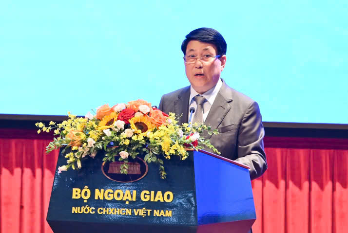 Chủ tịch nước Lương Cường phát biểu tại Hội thảo
