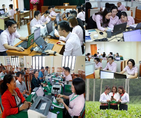 Nghị quyết của Đảng uỷ NHCSXH TW xác định rõ đổi mới sáng tạo và chuyển đổi số là yếu tố then chốt để NHCSXH nâng cao năng lực hoạt động. Ảnh: Hữu Trung