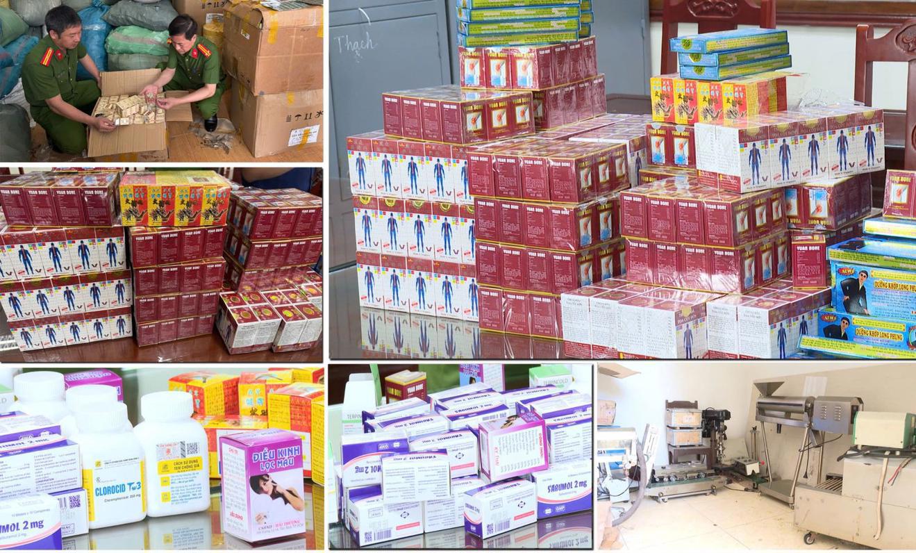 Công an thu giữ lượng lớn thuốc giả