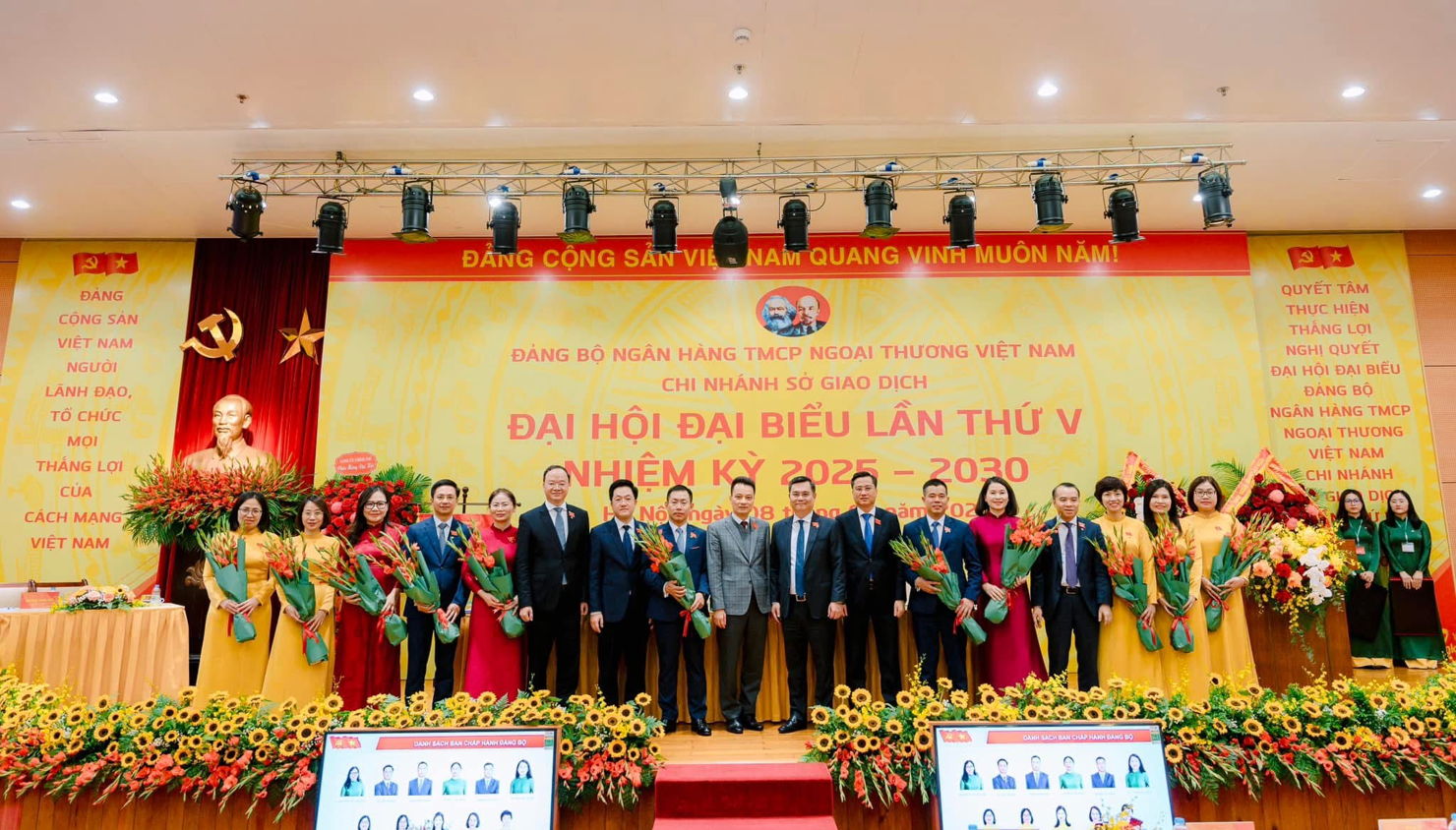 Vietcombank Sở giao dịch tổ chức thành công Đại hội đại biểu Đảng bộ lần thứ V, nhiệm kỳ 2025-2030.