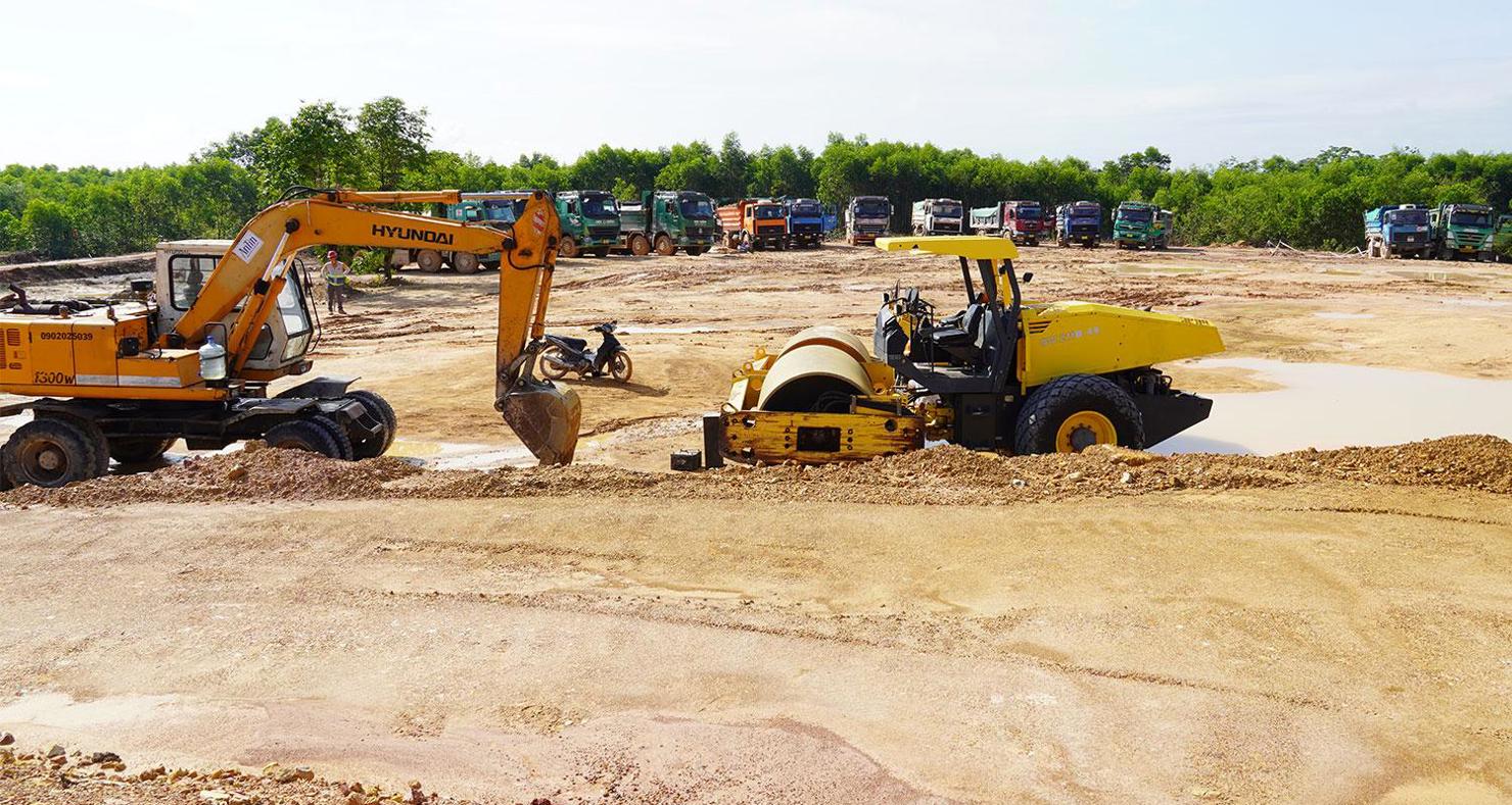 Triển khai thực hiện dự án khu công nghiệp Quảng Trị tại Hải Lăng.