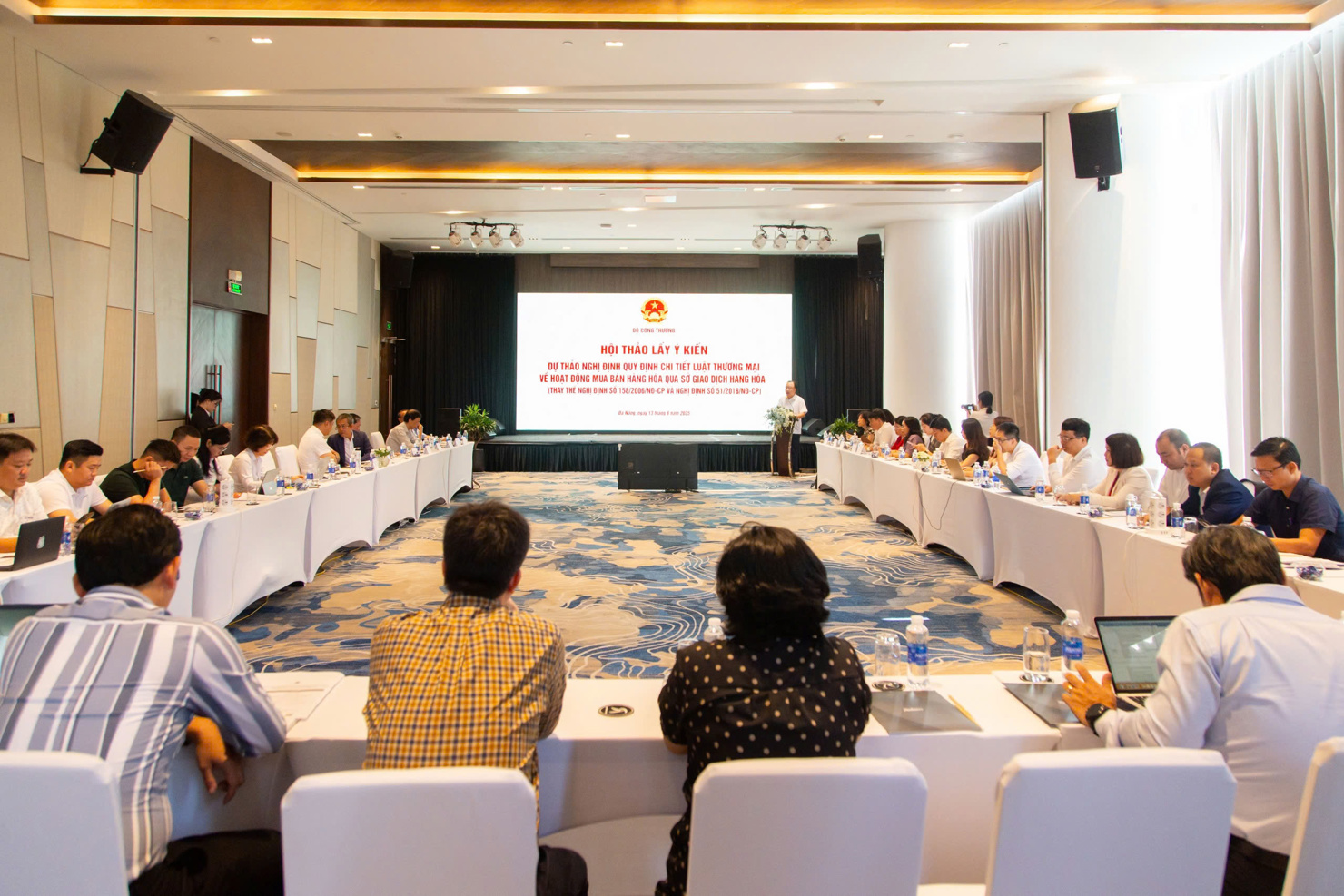 Hội thảo lấy ý kiến cho: Dự thảo Nghị định Sở Giao dịch hàng hóa; Dự thảo Nghị định quy định chi tiết Nghị quyết Trung tâm Tài chính quốc tế tại Việt Nam.
